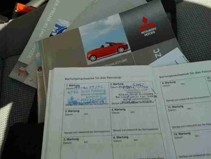 Mitsubishi Colt Z3B CABRIO 70 000 km EZ 2008 HU 11/16 checkh. gepfl.