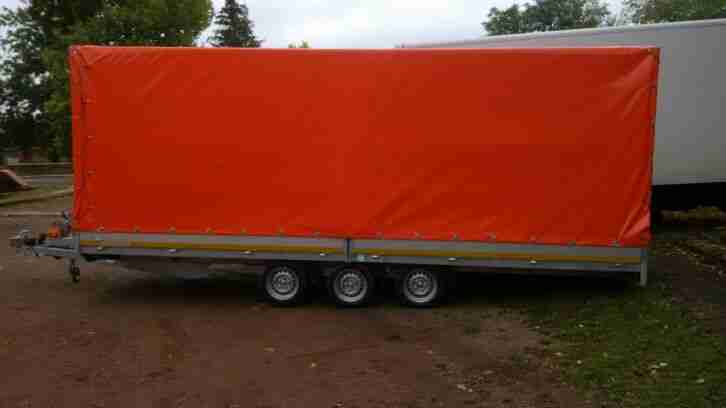 Mitsubishi Fuso 7,49t AHK Duonic LBW Anhänger 3,5t Plane Spriegel wie neu