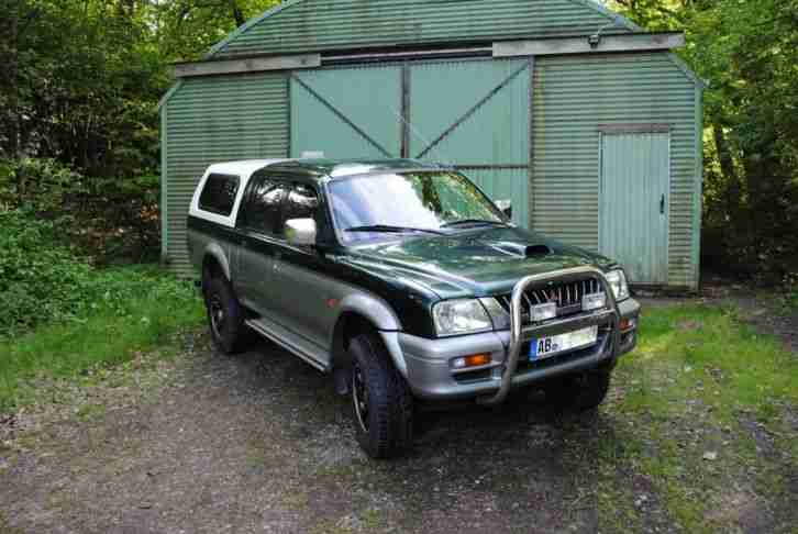 Mitsubishi L200 2,5TD 99PS Magnum Doka-gelbe Plakette-AHK-Hardtop-TÜV 06/16