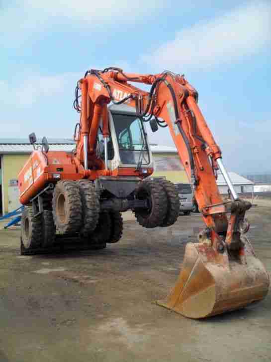 Mobilbagger Atlas 1404 Verstellausleger 4x4 Allrad 18To. Schöne Maschine !!