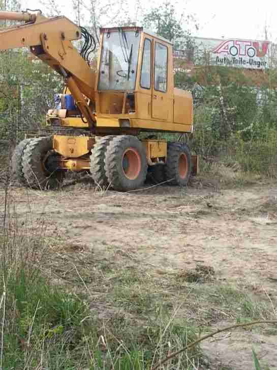 Mobilbagger Liebherr 901 Bagger Lader mit Schiebeschild