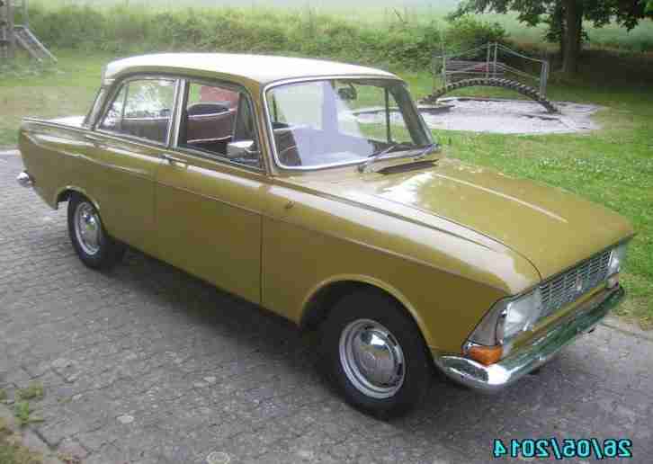 Moskwitsch Mossi Moskvich Heckflosse Oldtimer von 1972 mit LPG