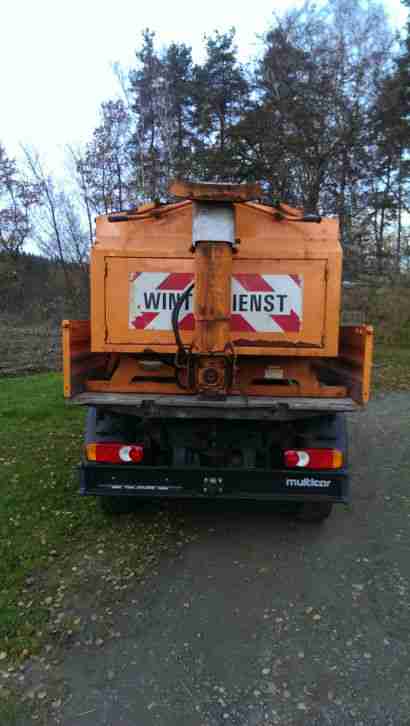 Multicar Fumo M30 Allrad, Kipper, Schneeschild, Streuer, Iveco Motor