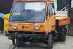 Multicar M25 4x4 allrad mit streutrichter und