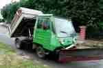 Multicar M25 Dreiseitenkipper mit Schiebeschild