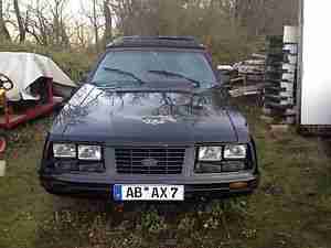 Mustang Holdtimer 1984 6 Zilinder Motor Gut. 123.000 Km Automatk Getriebe Cabrio