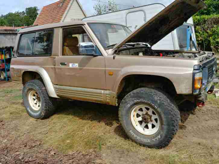 NISSAN PATROL Y60 2,8TD für Bastler oder zum ausschlachten Trail Fzg. o. Papiere