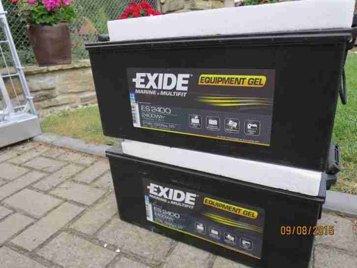 Neuwertig nicht benutzte Exide GEL Batterie G210 - 12 Volt 210 Ah für 250 €