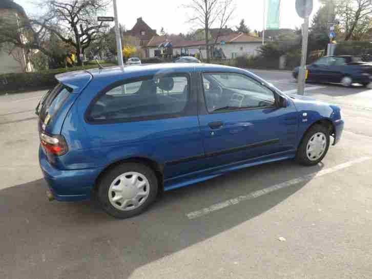 ?Nissan Almera Blau Metallic Sport Tuning Stockcar Rennen N15 Sportauspuff?