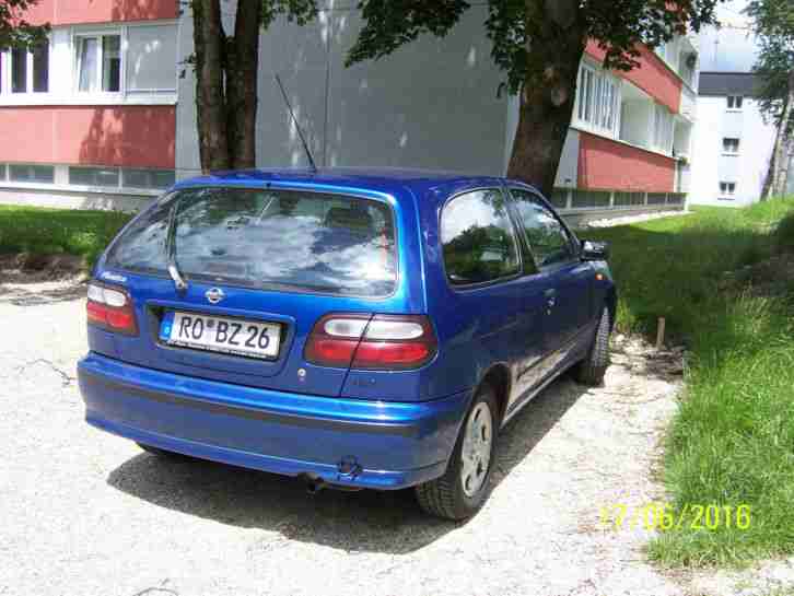 Nissan Almera Hatchback N15 BJ 1999 Blau mit TÜV 1.4 S,GX,LX