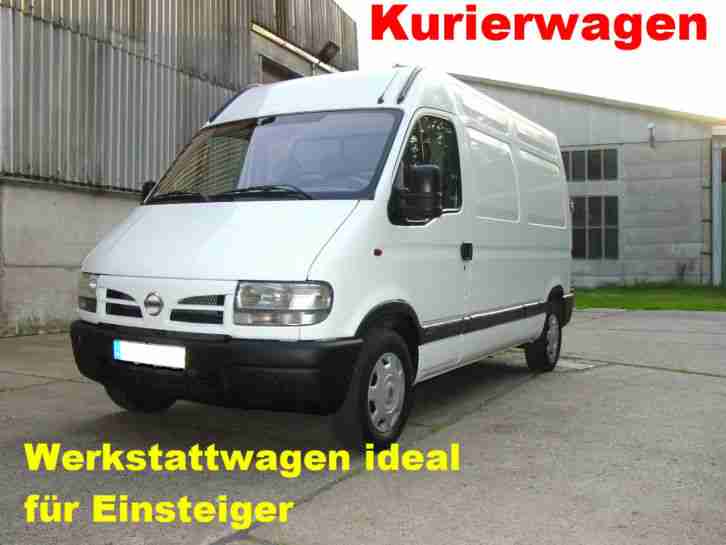 Nissan Interstar, Hochdach Kastenwagen, 2, 5 TD, 11.03,