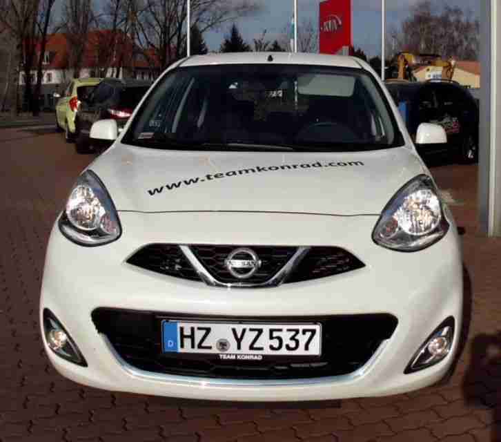 Nissan Micra 1.2 80 PS acenta 5 Türer, Vorführwagen, Klimaautomatik