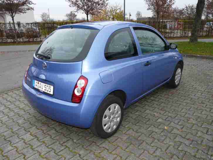 Nissan Micra 1.2 K12 48 KW, blau, Benziner, guter Zustand original 46.000 km