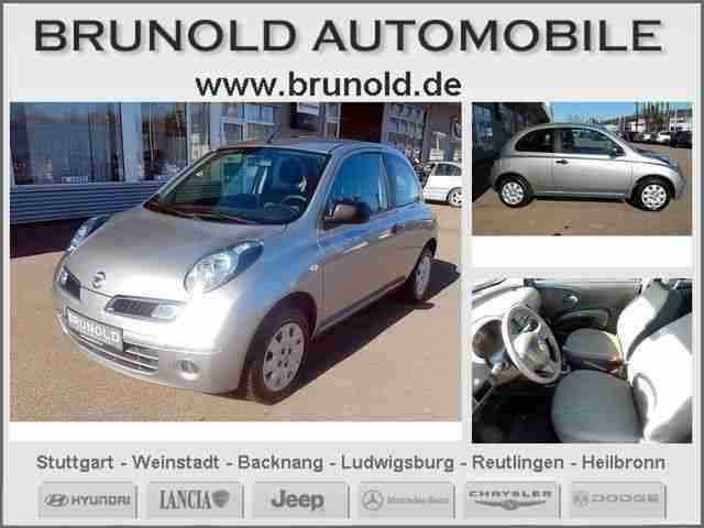 Micra 1.2 visia mit Klimaanlage, Scheckheft, 1Hd