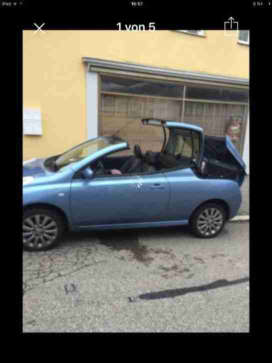 Nissan Micra C+C Cabrio top Zustand tüv 11/2017 Scheckheft