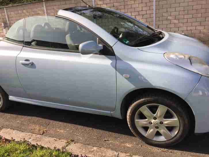 Nissan Micra C+C1,6Lpanorama dach Bj.2007 Cabrio 110 PS, TÜV 11/2016, Klima!!