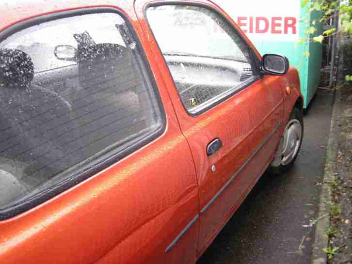 Nissan Micra Gold Orange Schlachtauto /Bastlerauto kein TÜV