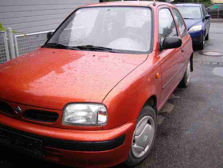 Nissan Micra Gold Orange Schlachtauto /Bastlerauto kein TÜV