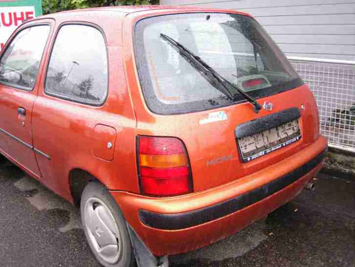 Nissan Micra Gold Orange Schlachtauto /Bastlerauto kein TÜV