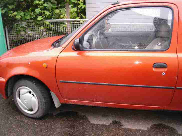 Nissan Micra Gold Orange Schlachtauto /Bastlerauto kein TÜV