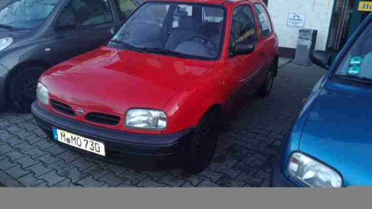 Nissan Micra K11 Bj. 08/1997, 125000 km, rot, 44 KW