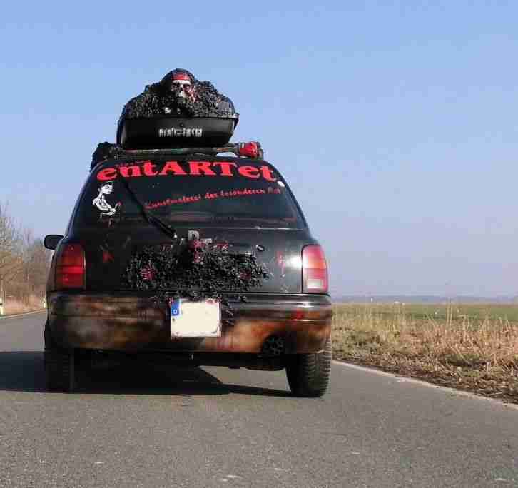 Nissan Micra "The small Black" Show und Werbefahrzeug