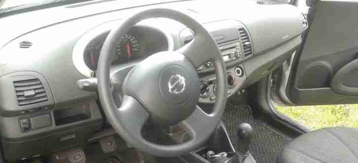 Nissan, Micra, silber