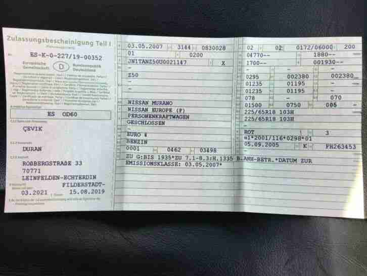 Nissan Murano Bj.2007