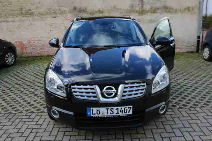 Nissan Qashqai 2.0 Tekna 4x2 Schwarz metallic Baujahr 2010 Komplettausstattung