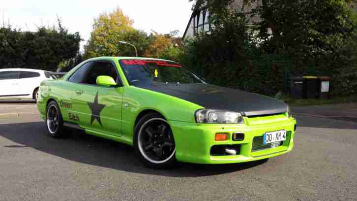 Nissan Skyline R34 GT-T, Deutsche Zulassung, Schaltwagen, sehr guter Zustand