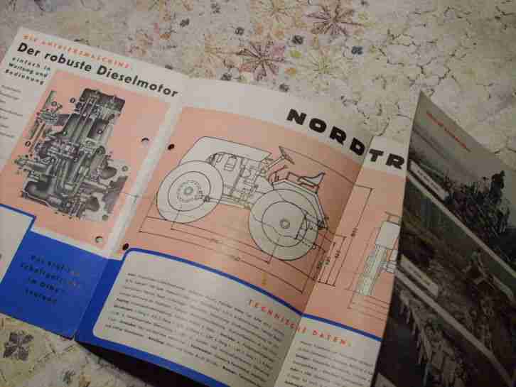 Nordtrak Stier -Original Prospekt- Typ St 30 mit Vierradantrieb