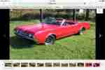 OLDSMOBILE CUTLASS CONVERTIBLE 1967 rot rot