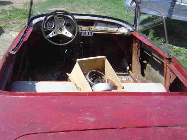 OLDTIMER SKODA FELICIA CABRIO ROADSTER, 1959-60, ZUR RENOVIERUNG, OHNE PAPIEREN