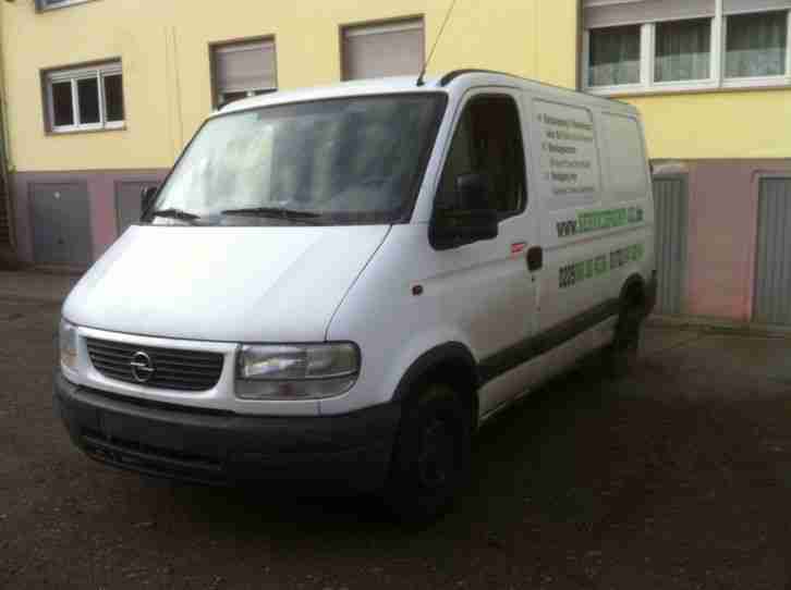 OPEL MOVANO 2, 5 DIESEL TRANSPORTER EZ 2000 FAHRBEREIT BASTLER EXPORT