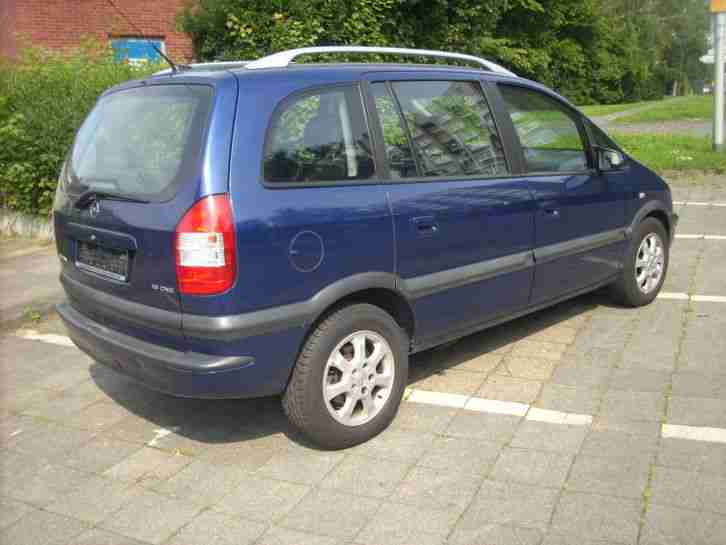 OPEL ZAFIRA EZ2005 ,1.6 .7-SITZE Benzin/Gas (CNG) ,TÜV-NEU,1.Hd.,Klima, Navi,AHK