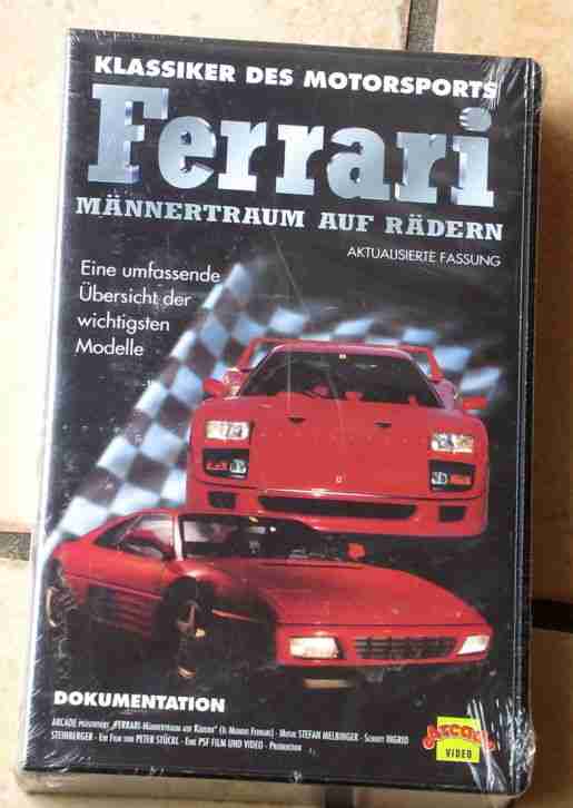 OVP /Casette / FERRARI Männertraum auf Rädern/Laufzeit 35 min.