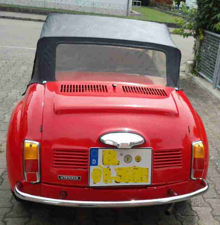 Oldtimer Fiat Vignale Cabriolet @ Bj:04/1969 @ 2-Sitzer @ Top Zustand