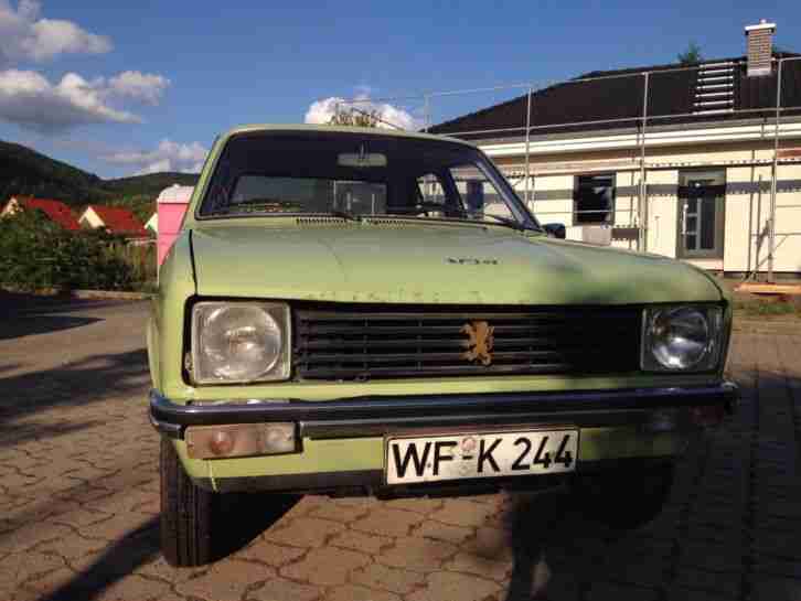 Oldtimer Peugeot 104 A01 mit kleiner Heckklappe von 5 74