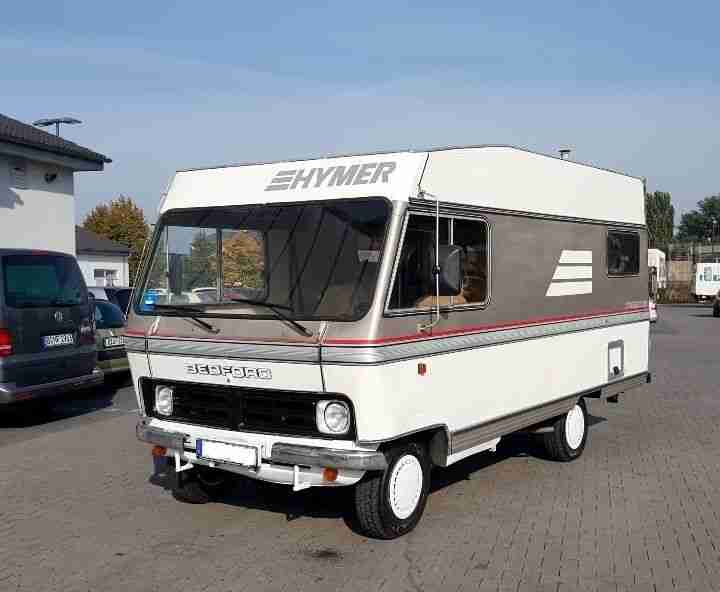 Oldtimer Wohnmobil Hymer Bedford Diesel mit H