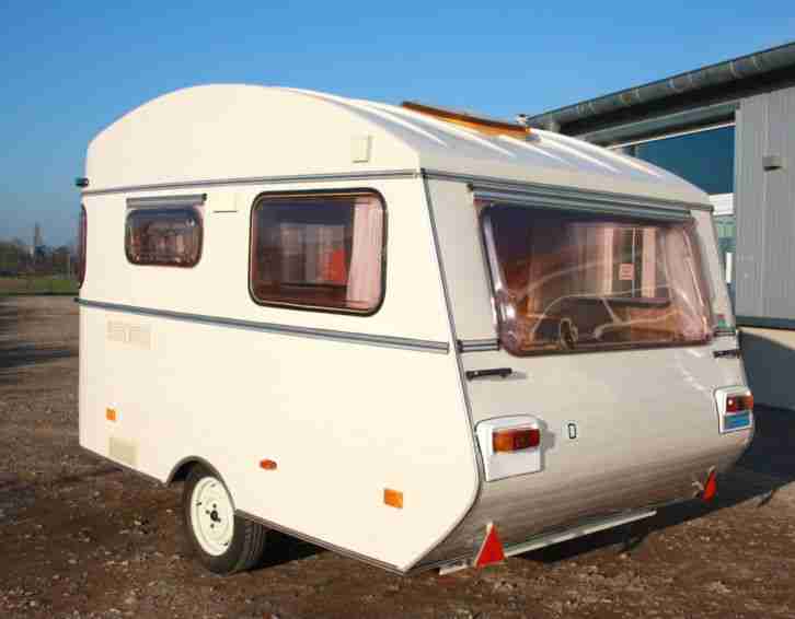 Oldtimer Wohnwagen Constructam Condor GT Luxe 1976 mit Sonnendach & TÜV