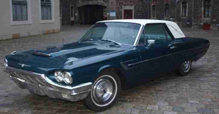 Oltimer US Car V8 1965 Ford Thunderbird Landau restauriert Vinyl Top gern Tausch