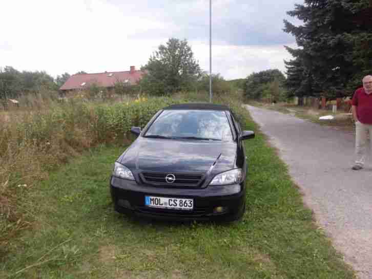 Opel Astra - G - Cabrio 2,2 DTI bertone schwarz Sonderedition