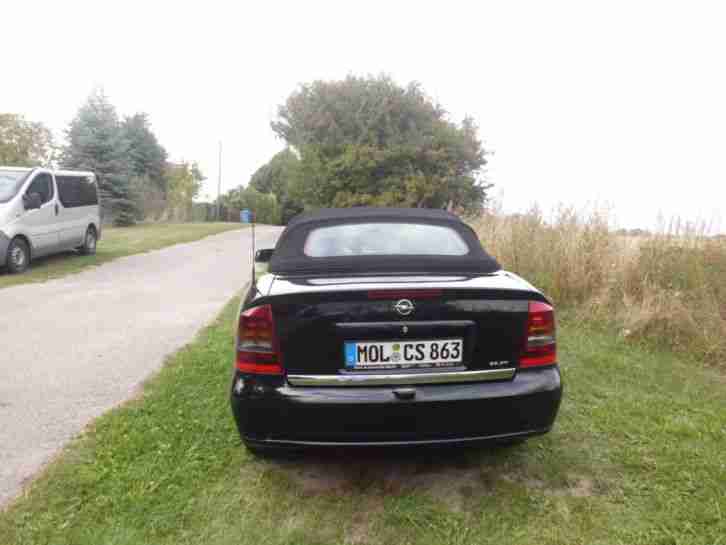 Opel Astra - G - Cabrio 2,2 DTI bertone schwarz Sonderedition