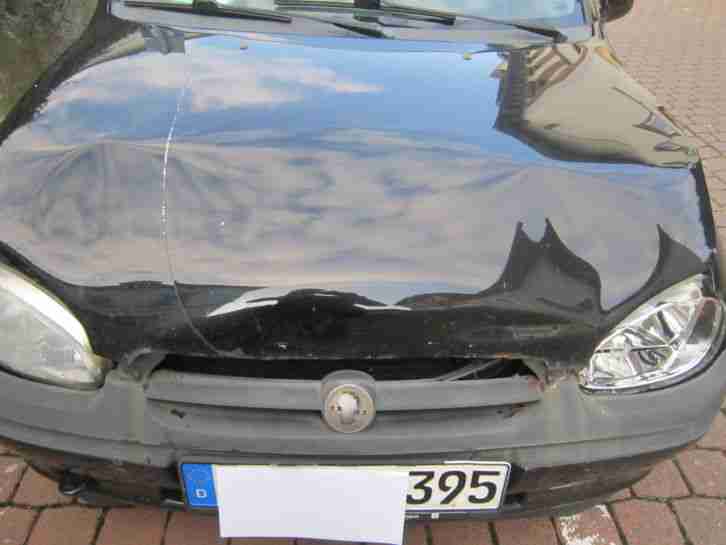 Opel B Corsa, Bastlerfahrzeug, Frontschaden, Fahrbereit