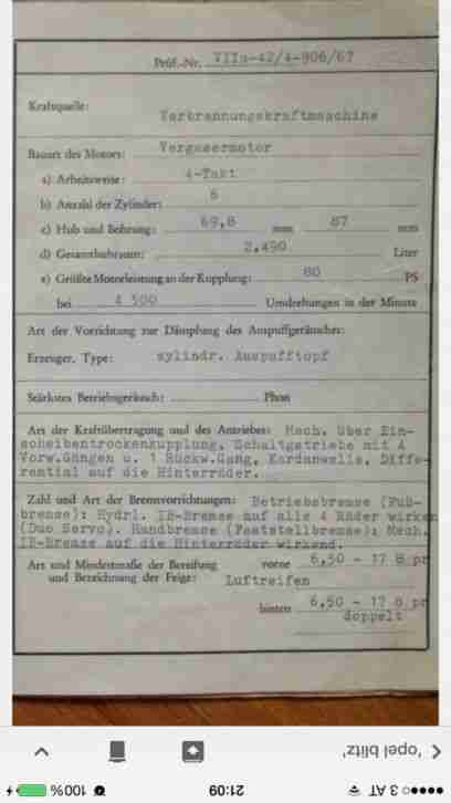 Opel Blitz Feuerwehr NUR 17000km