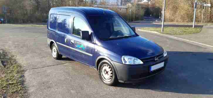 Opel Combo C Van Kasten blau TÜV bis 08 21 196.500 km