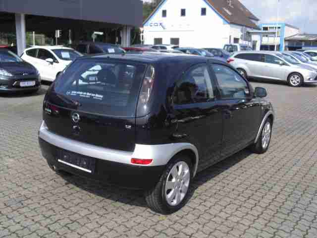 Opel Corsa 1.2 16V Black & Silver 1.Hand Klima HM