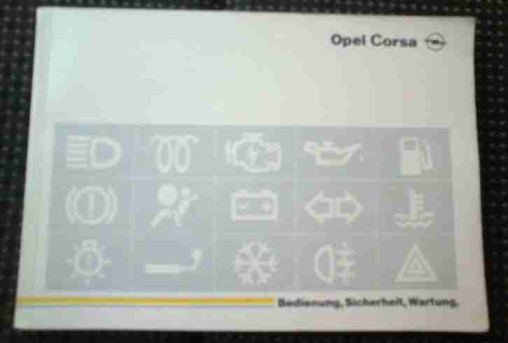 Opel Corsa B Betriebsanleitung