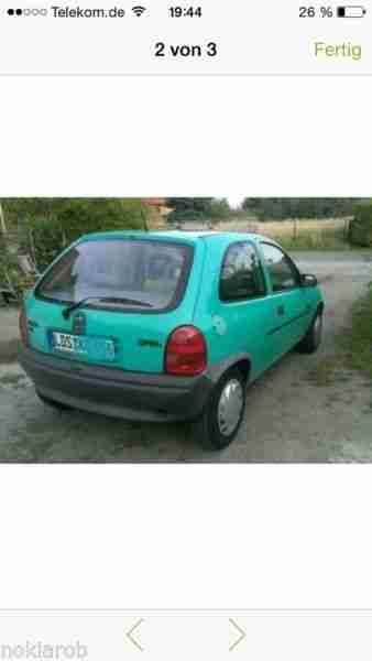 Opel Corsa B mit TÜV bis 01.2016 Top Zustand. Winterauto.Preis ist VB