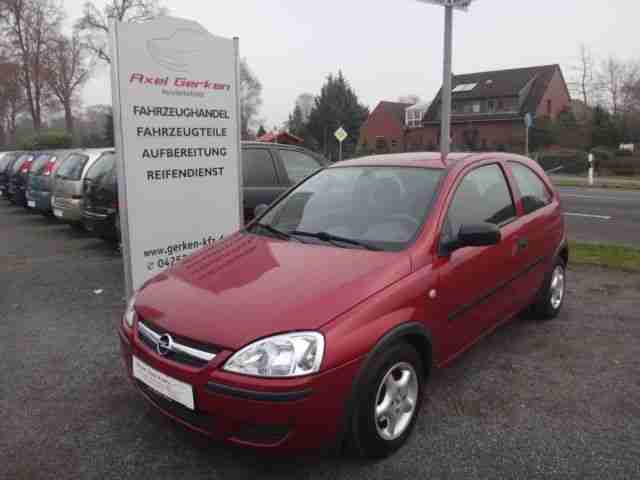 Opel Corsa C 1.0 12V Klima 1.Hand 44.143 KM 8-fach be
